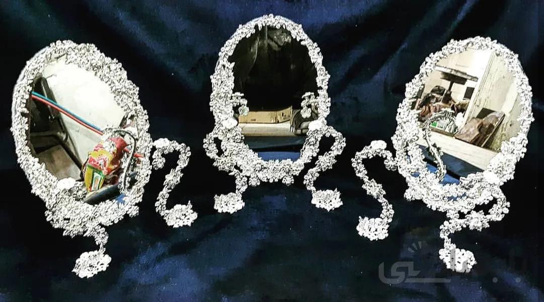 آیینه هفت سین ملیله کاری کد ۱۰۸۴۵