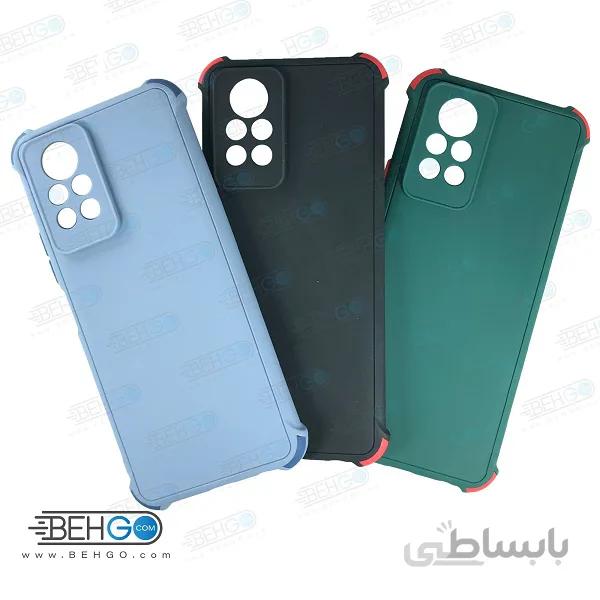 قاب گوشی موبایل اینفینیکس مدل Note 11s کاور گارد ژله ای دکمه رنگی با محافظ لنز دوربین Infinix Note 11s X698