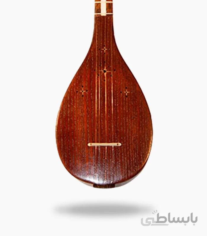 سه تار صادق عظیمی کاسه ساده.وسط دسته استخوان.پنجه قنبری