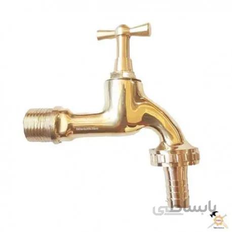 شیر آب حیاطی برنجی 1/2