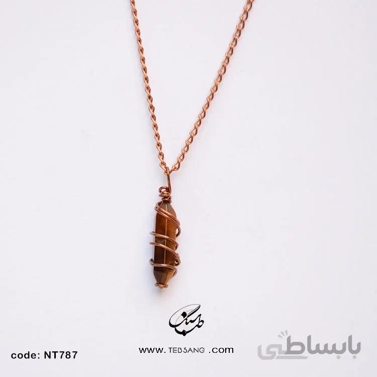 گردنبند زنانه سنگ چشم ببر NT-787