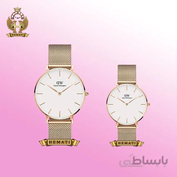 ساعت ست زنانه و مردانه دنیل ولینگتون Daniel Wellington DWSET51 رزگلد