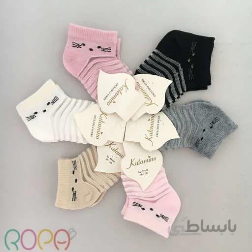 جوراب نوزادی دخترانه