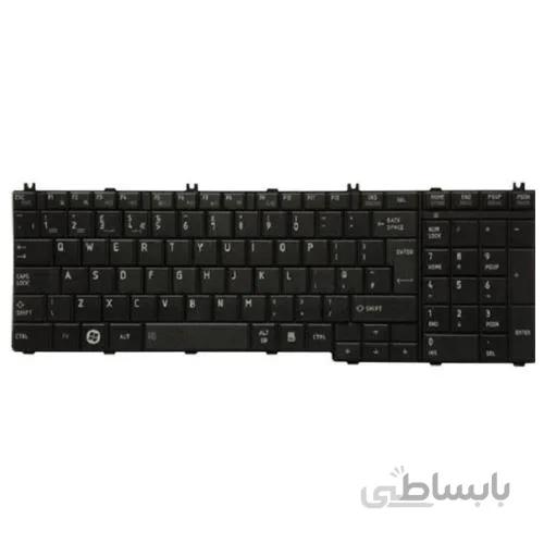کیبرد لپ تاپ توشیبا Satellite C650 مشکی ا Keyboard Laptop Toshiba Satellite C650