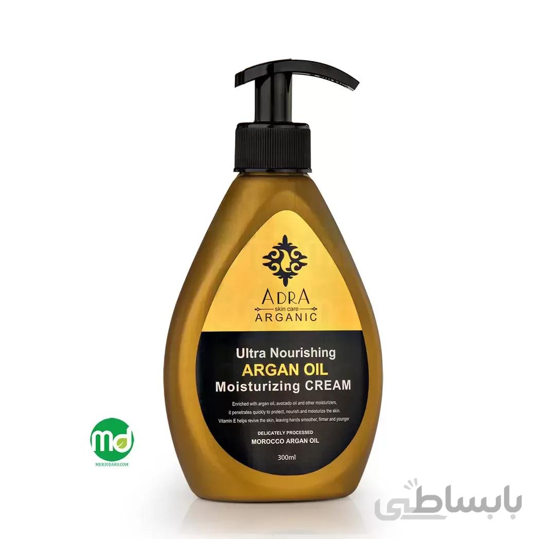 کرم مرطوب کننده دست و صورت آدرا حاوی روغن آرگان 300 میلی لیتر ا Adra Ultra Nourishing Argan Oil Moisturizing Hand Cream 300ml
