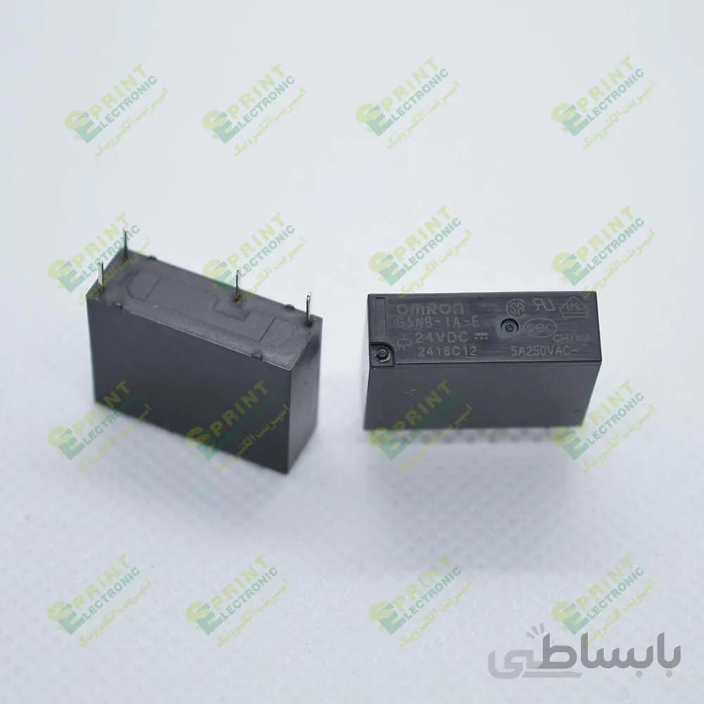 رله 12 ولت پکیجی 4 پایه 5 آمپر Omron G5NB-1A-E-12VDC