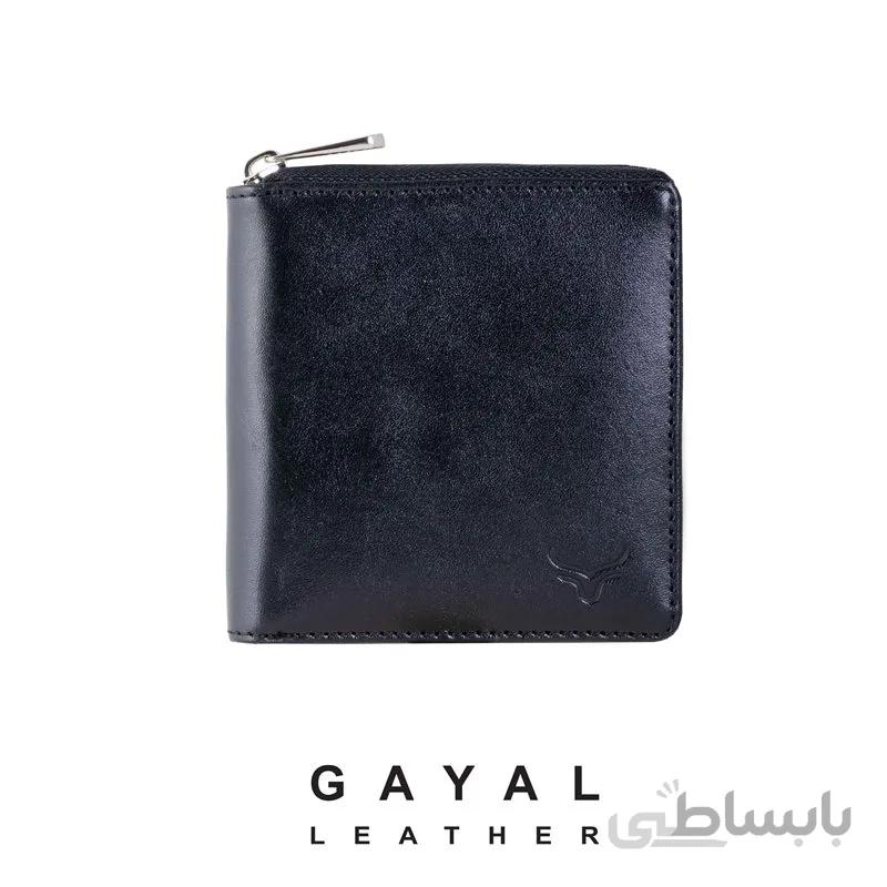 کیف پول زنانه چرم گَیال W64 مشکی