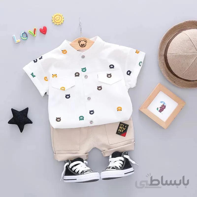 ست بلوز شورت بچه گانه پاندا