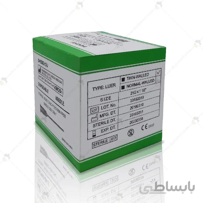 سرسوزن مزوتراپی گیج 21 بسته 100 عددی وکتو با طول 38 میلی متر Vekto Mesotherapy Needle G21 38mm