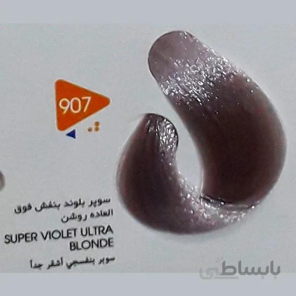 رنگ مو ویتامول (Vitamol) سوپر بلوند بنفش فوق العاده روشن (شماره 907 هایلایت) حجم 120 میل