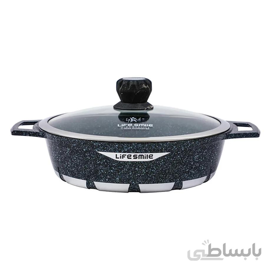 تابه گرانیتی لایف اسمایل مدل FLCMSHR36