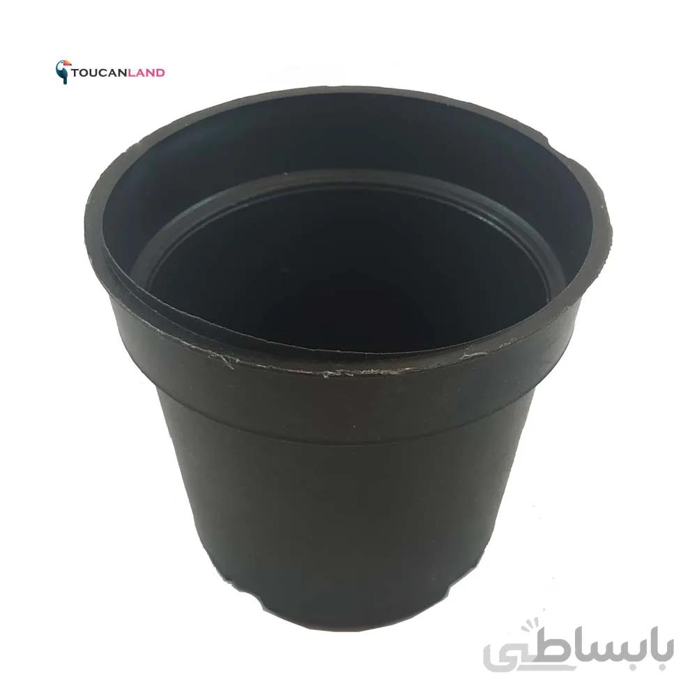 پک گلدان نشایی مشکی سایز 8