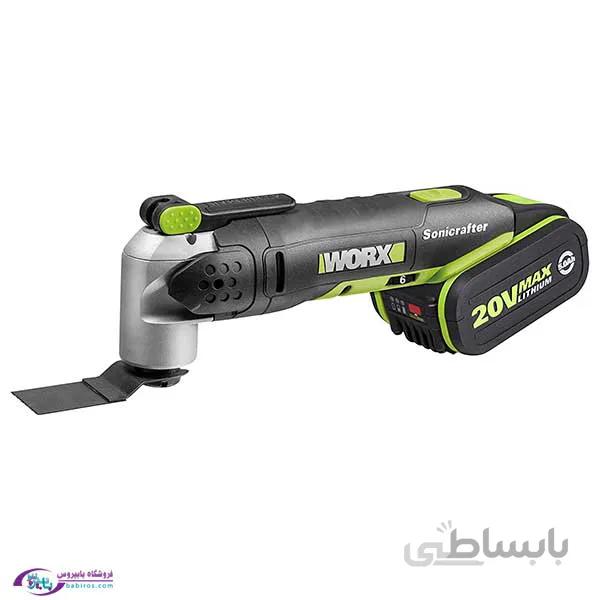 فرز همه کاره شارژی ورکس مدل WU677 ا WORX WU677 Professional 20V Lithium-Ion Multi Tool Sonicrafter