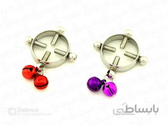 پیرسینگ نیپل چهار پیچ آویزدار benli-p-28