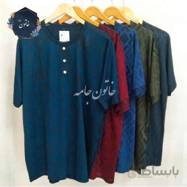 تیشرت هندسی سایز بزرگ ا bigsize