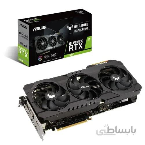 کارت گرافیک 10GB ایسوس مدلTUF گیمینگ جی فورس RTX 3080 OC ادیشن ا Asus TUF Gaming GeForce RTX 3080 OC Edition 10GB Graphics Card