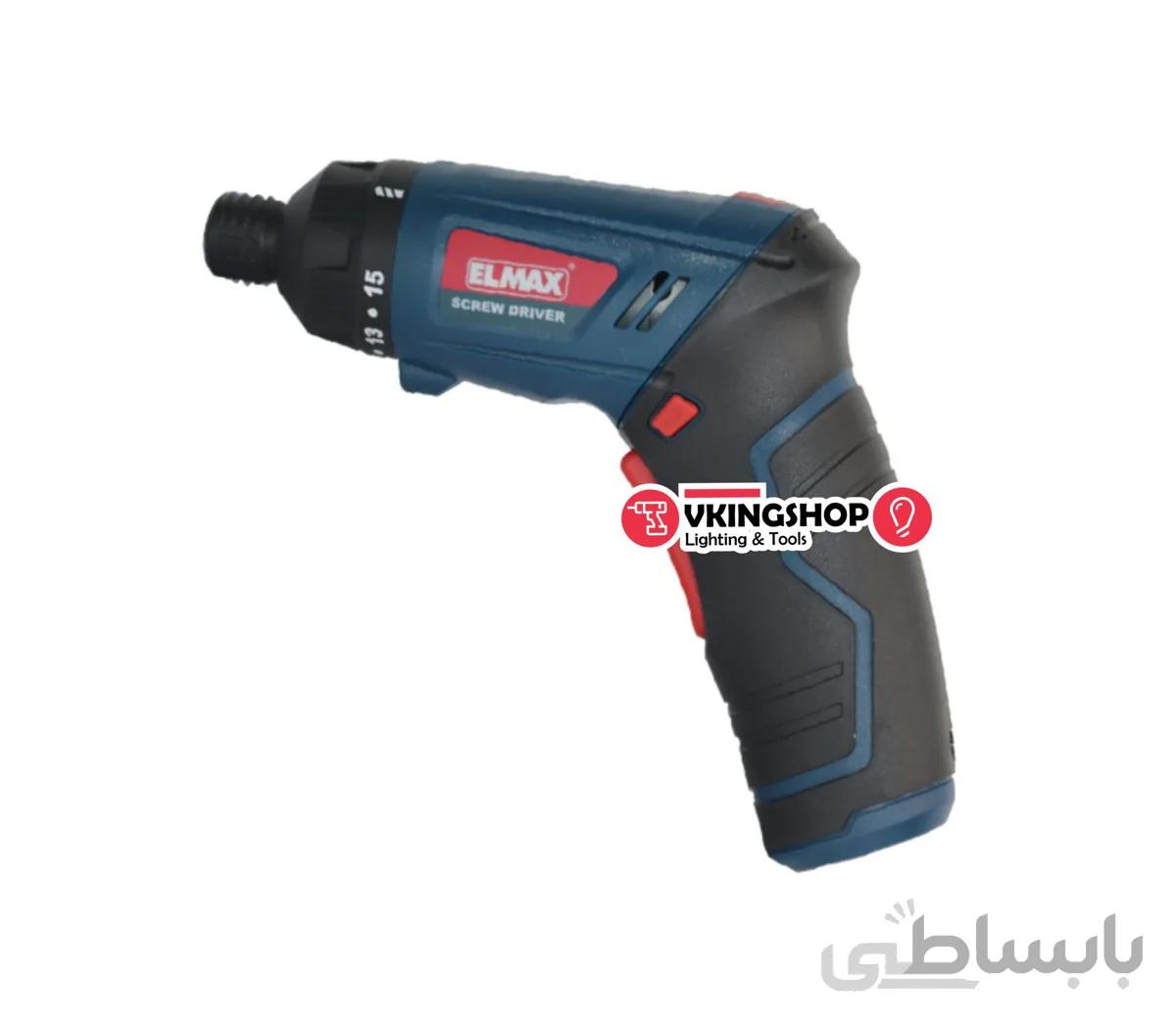 پیچ گوشتی شارژی 3/6 ولت لیتیوم به همراه جعبه 40 پارچه المکس مدل SD 193