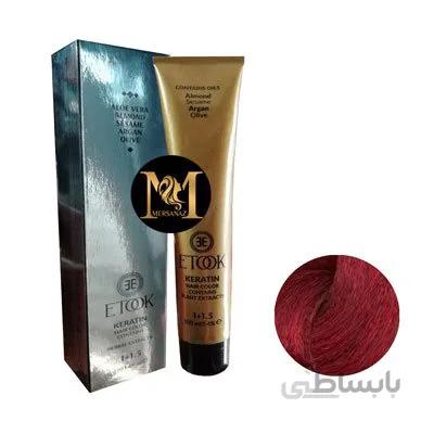 رنگ مو ايتوك شماره 7.66 حجم 100 ميلي ليتر رنگ قرمز آتشين