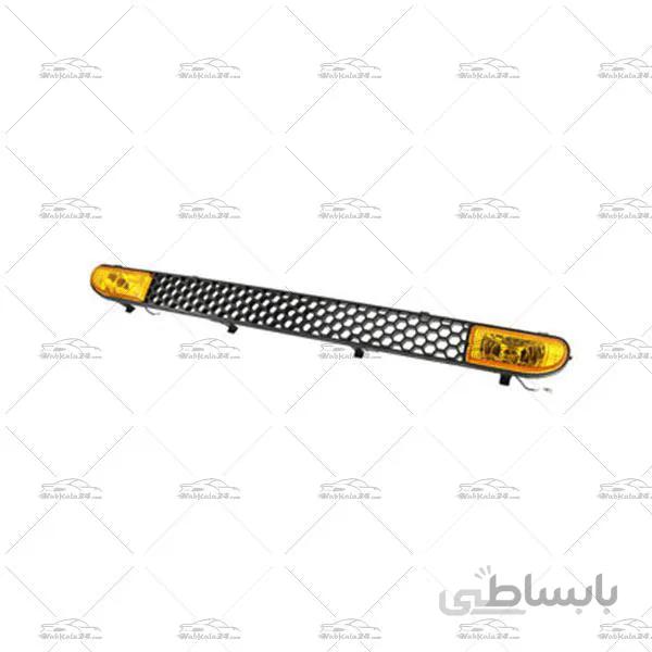 مه شکن زنبوری زیر سپر اسپرت پراید زرد ا GrillCraft Front Lower Gold Headlights Grill For Pride