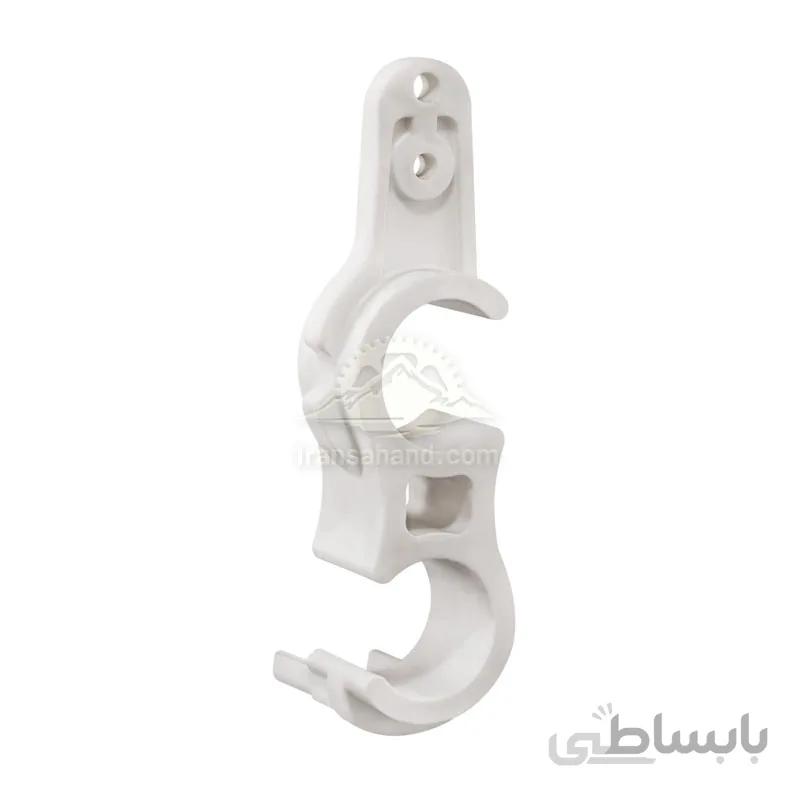 رابط نگهدارنده لوله گرد نیپل به لوله فلزی