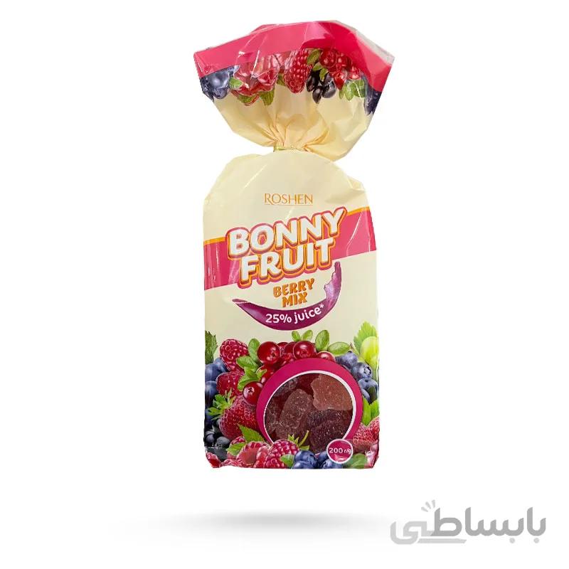پاستیل شکری ROSHEN روشن با طعم میوه های قرمز وزن 200 گرم