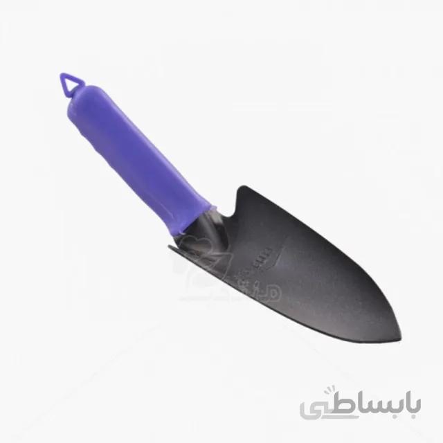 بیلچه فلزی دسته پلاستیکی ارتفاع 25سانتیمتر
