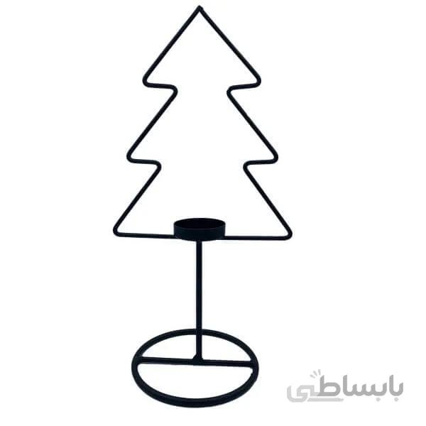 جا شمعی فلزی مدل کاج کد HK-155