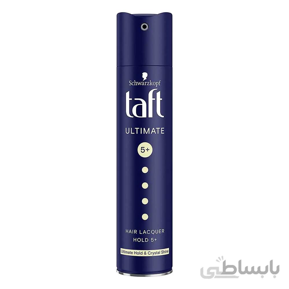اسپری نگهدارنده حالت مو تافت مدل ULTIMATE در حجم 250میلی لیتر ا ultimate Taft Hair Conditioner Holding Spray 250ml