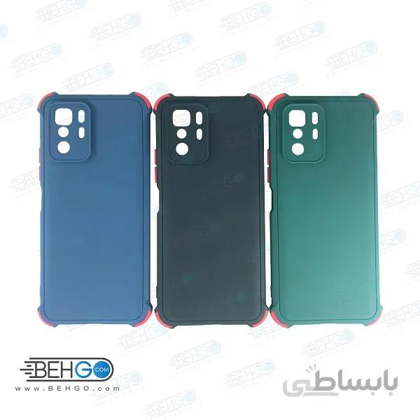 قاب پوکو Poco X3 GT کاور مدل ژله ای دکمه رنگی محکم ضد ضربه با محافظ لنز دوربین گوشی شیائومی Xiaomi Poco X3 GT