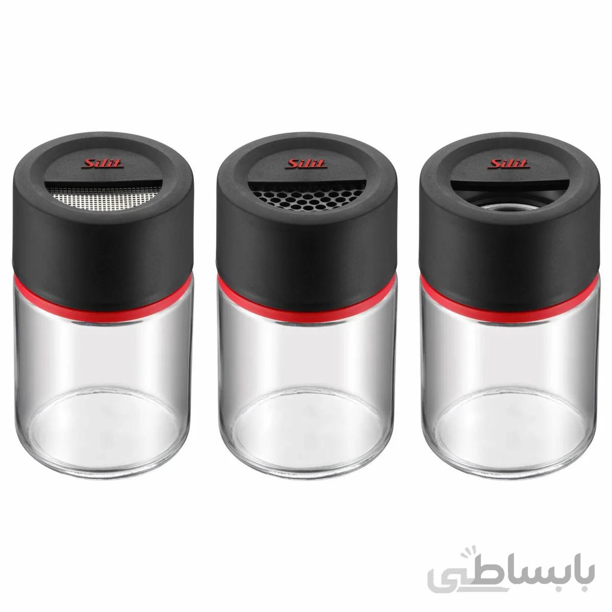 جا ادویه 3 پارچه سیلیت مدل SILIT Spice shaker Storio