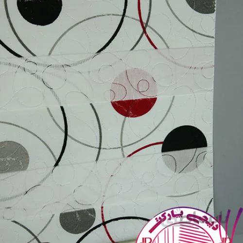 پرده زبرا چاپی زردوز خوش سایه کالیته 28-2 کد ZBB 12005