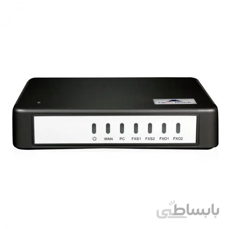 گیت وی تلفن FXO و FXS نیوراک Newrock HX422G ا Newrock HX422G FXO and FXS phone gateway
