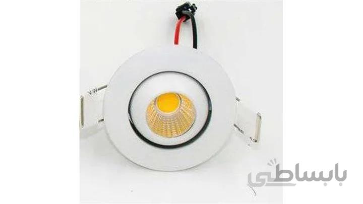 چراغ چشمی COB متحرک 3 وات گرد کد IR-MD9203R-3W