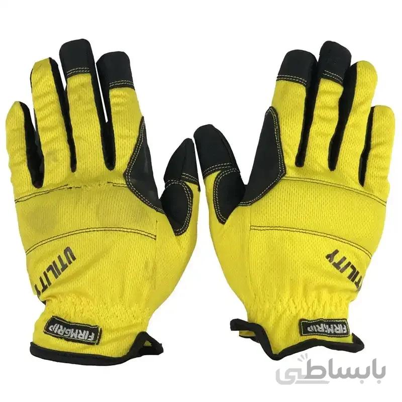 دستکش موتور سواری فیرم گریپ مدل UTILITYYLW کد 56103