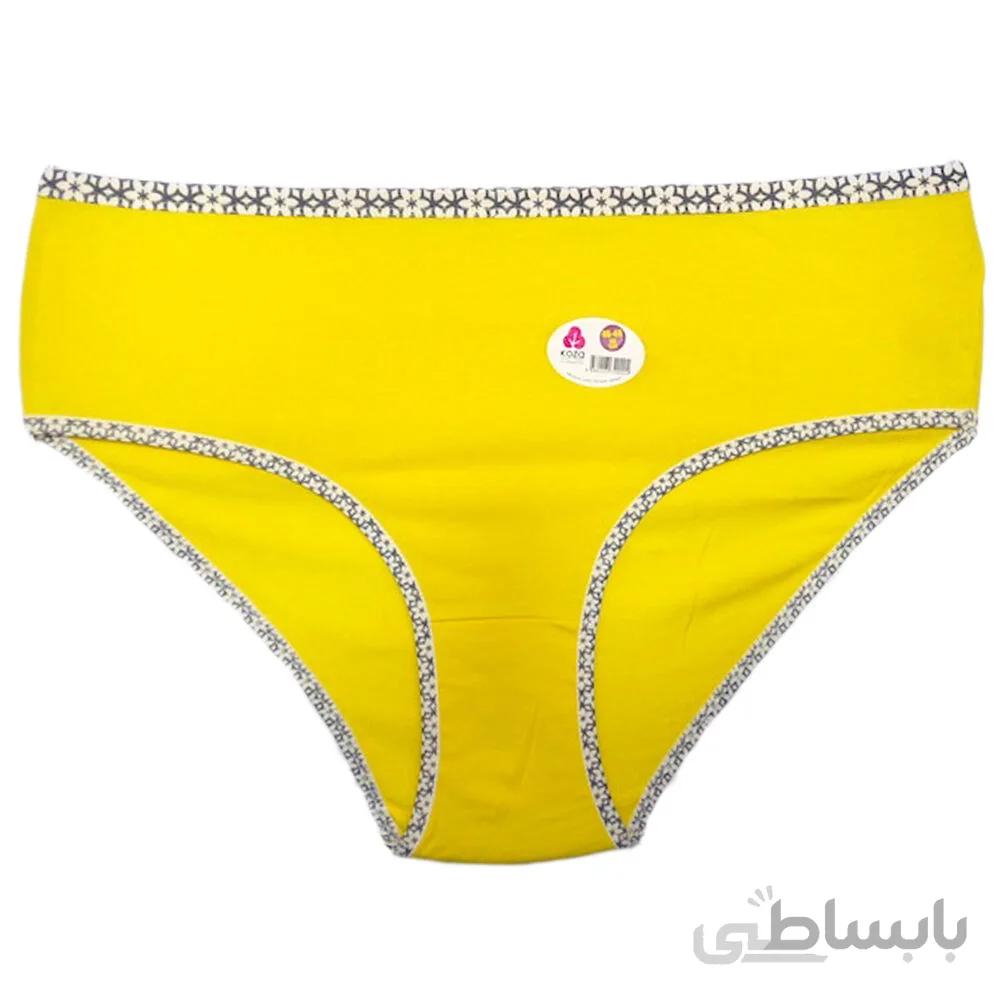 شورت پنبه زنانه KOZA طرح حاشیه دار