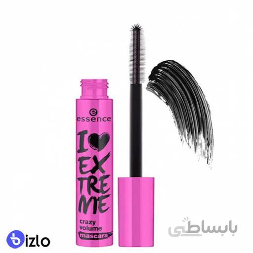 ریمل حجم دهنده اکستریم کریزی والیوم اسنس ا ESSENCE I LOVE EXTREME CRAZY VOLUME MASCARA