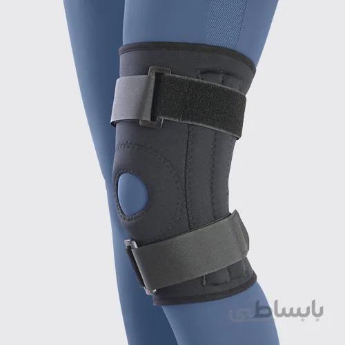 زانو بند طب و صنعت مدل Neopreen With Spring ا Teb And Sanat Neopreen With Spring Simple Knee Support