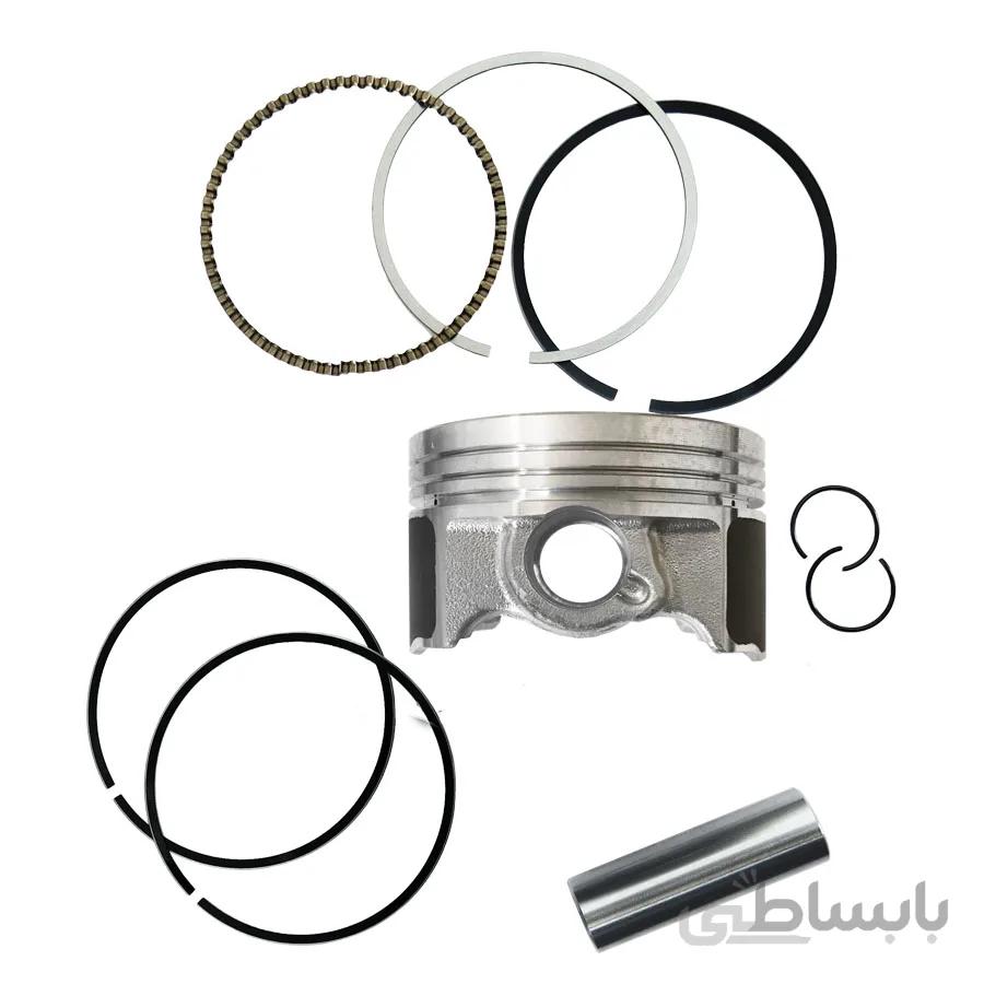 رینگ و پیستون موتورسیکلت پازل کد PSR415001H مناسب برای باکسر 150cc مجموعه 9 عددی