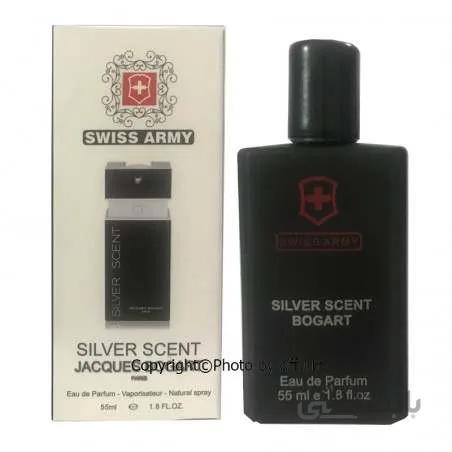 ادو پرفیوم مردانه سوییس آرمی مدل Jacques Bogart Silver Scent حجم 55 میلی لیتر