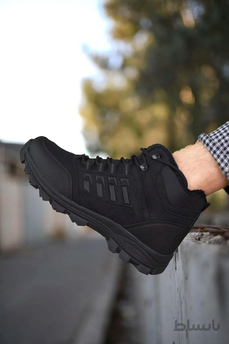 Riccon چکمه های پوستی سیاه گوسفند Unisex 0012×6