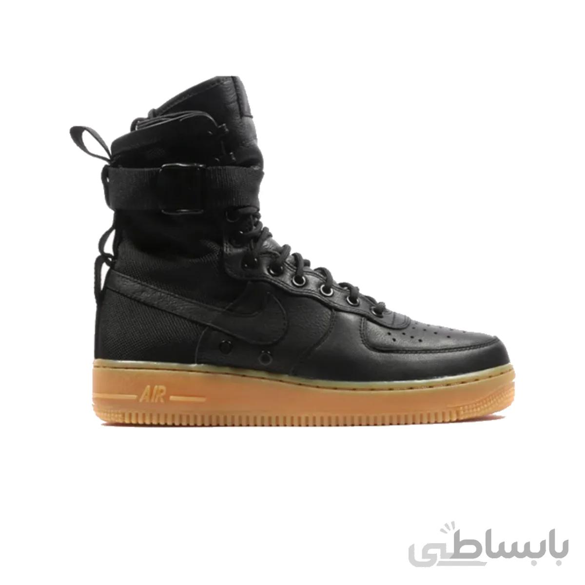 کتونی مردانه نایک ایر فورس 1 Nike Air Force 1 High Black And Gum