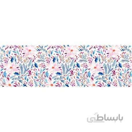 رانر مخمل گلینه صورتی