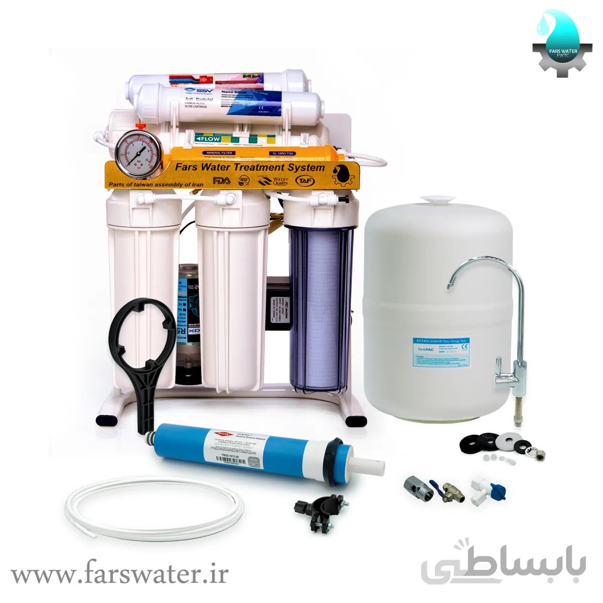 دستگاه تصفیه آب فارس واتر مدل Gold in