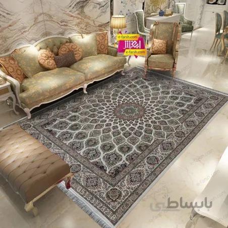 فرش ماشینی مشهد طرح 815002 کرم