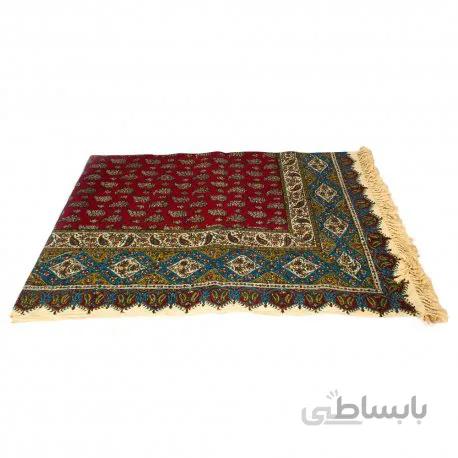 سفره قلمکار زمینه قرمز 1×1.5 متری اعلاء