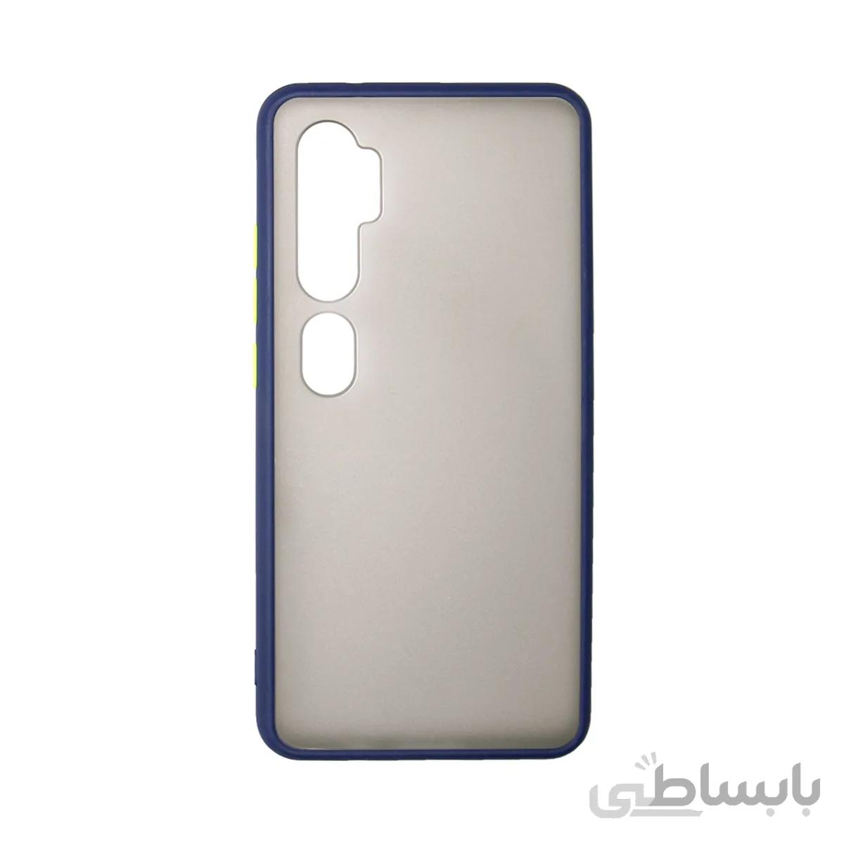 قاب مات کد 4سرمه ای فسفری-Xiaomi Note10 Pro