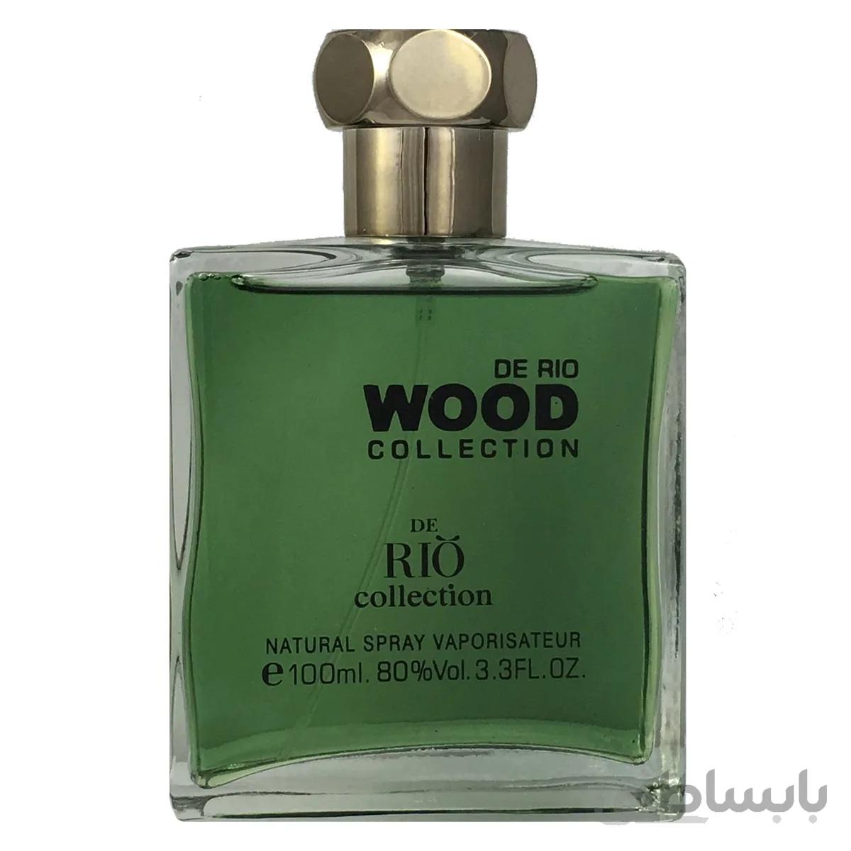 ادو پرفیوم مردانه ریو کالکشن مدل wood brown حجم 100ml ا Rio Collection Wood Brown Eau De Parfum For Men 100ml
