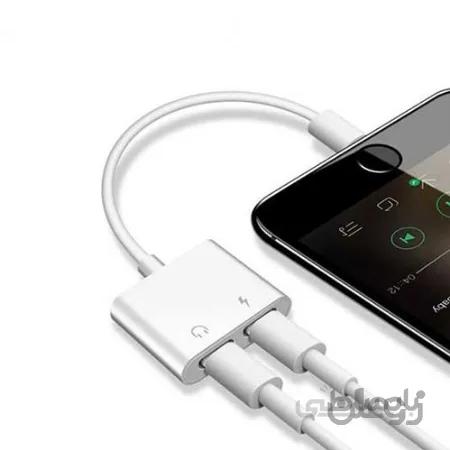 تبدیل و شارژر 1 به 2 آیفون مدل Xhanz HD-A802