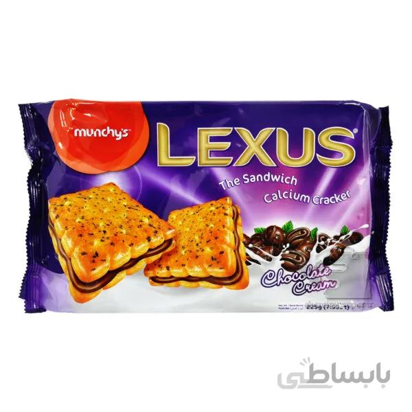 بیسکویت لکسوس باکس ۱۲ عددی کرم شکلاتی – Lexus chocolate cream biscuit