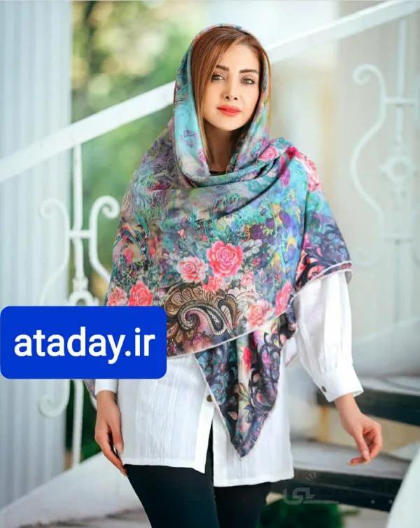 روسری نخی طرح شبنم